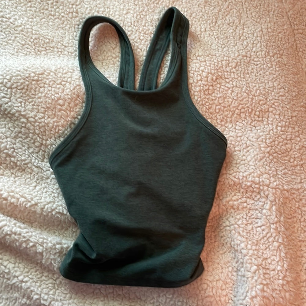 Beyond Yoga crossed back workout top